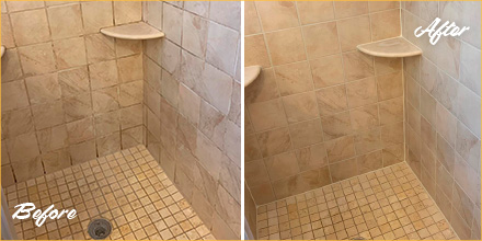 I was sick of my filthy shower and stained grout - now it looks