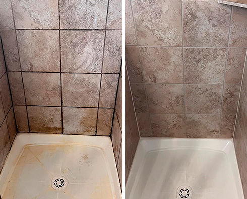 Shower Restored by Our Tile and Grout Cleaners in Spring, TX