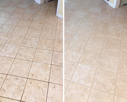 Floor Restored by Our Tile and Grout Cleaners in Richmond, TX